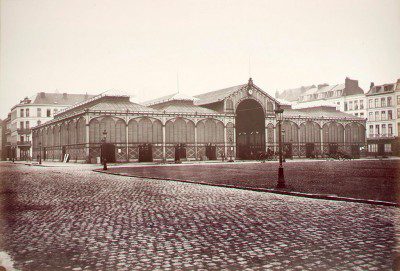 Photographie ancienne Lille, Halles Solférino, Halles de Wazemmes. Photographe d'architecture Lille
