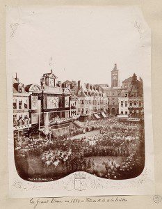 Photographie ancienne Lille, Grand Place. Photographe d'architecture Lille