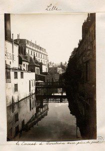 Photographie ancienne Lille, Place Gileson Notre-Dame de la Treille. Photographe d'architecture Lille