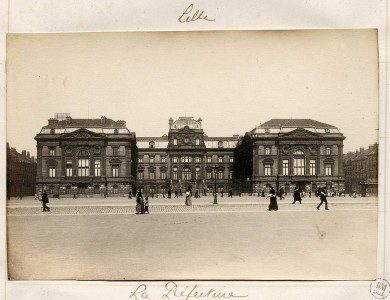 Photographie ancienne Lille, Préfecture place de la République. Photographe d'architecture Lille