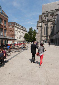 Photographie Lille, Place Gileson Notre-Dame de la Treille. Photographe d'architecture Lille