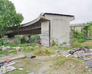 Photographie autoroute abandonnée, périphérique, Paris