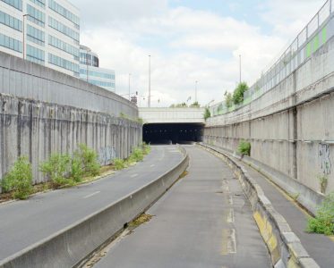 Photographie autoroute abandonnée, périphérique, Paris