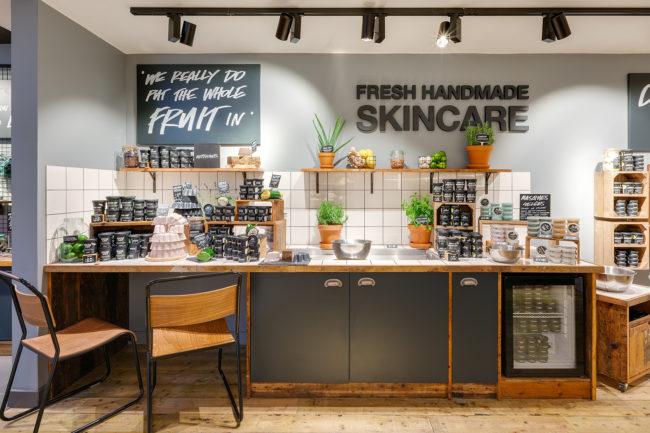 Photographie commerce magasin Lush Lille