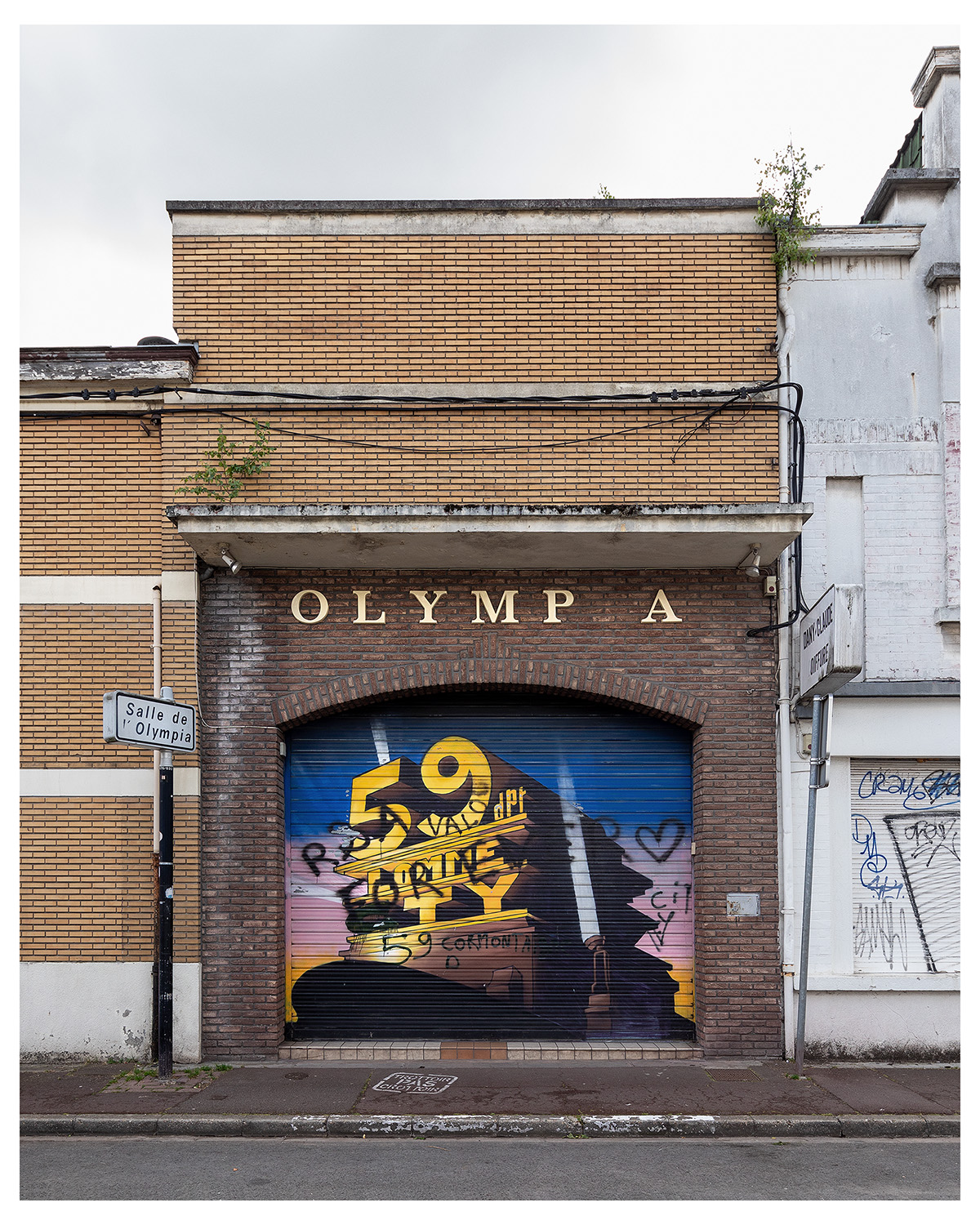 Photographie d'architecture et de patrimoine, Lille, Nord, Hauts-de-France. Ancien cinéma Olympia ©Thomas Karges