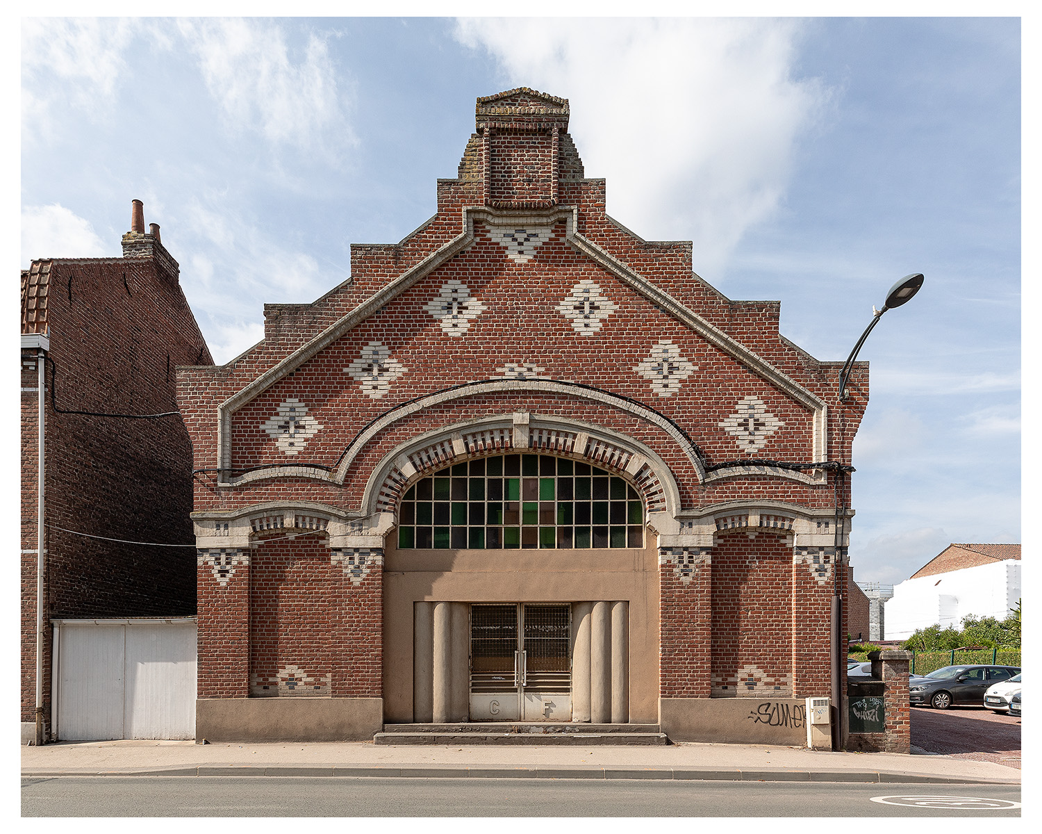 Photographie d'architecture et de patrimoine, Lille, Nord, Hauts-de-France. Ancien cinéma à Wambrechies ©Thomas Karges