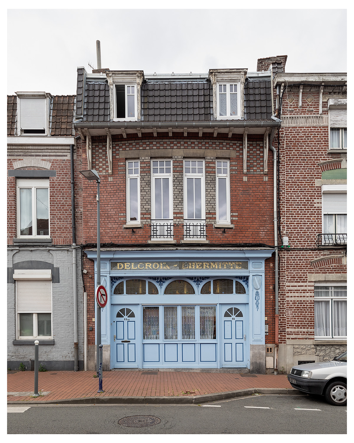 Photographie d'architecture et de patrimoine, Lille, Nord, Hauts-de-France. Ancien commerce à Haubourdin ©Thomas Karges