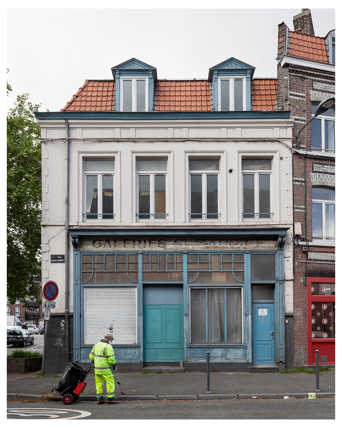 Photographie d'architecture et de patrimoine, Lille, Nord, Hauts-de-France. Ancien commerce à Lille Fives ©Thomas Karges
