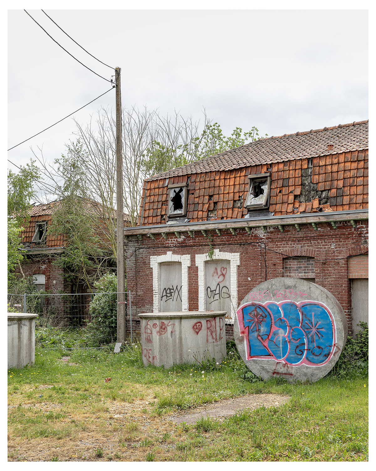 Photographie d'architecture et de patrimoine, Lille, Nord, Hauts-de-France. Habitation ancienne à Carvin ©Thomas Karges