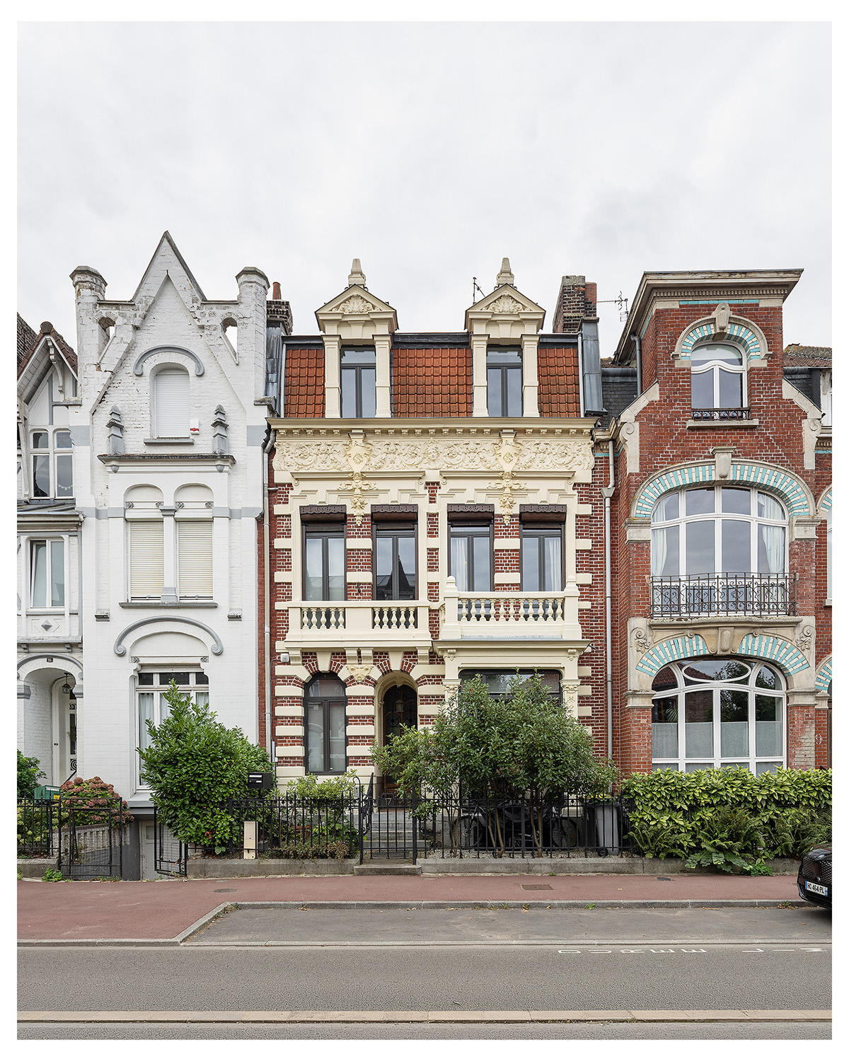Photographie d'architecture et de patrimoine, Lille, Nord, Hauts-de-France. Villa à Croix ©Thomas Karges