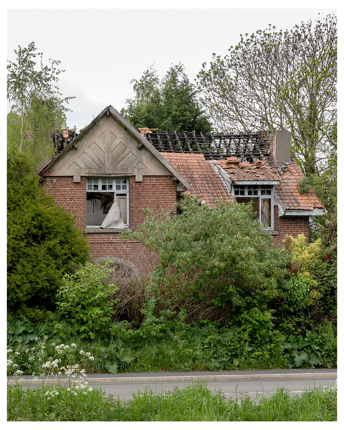 Photographie d'architecture et de patrimoine, Lille, Nord, Hauts-de-France. Habitation détruite à Houplines ©Thomas Karges
