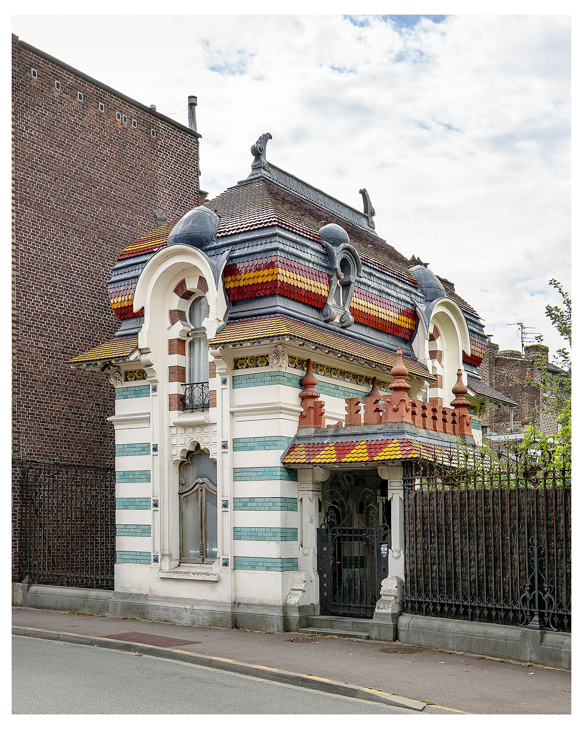 Photographie d'architecture et de patrimoine, Lille, Nord, Hauts-de-France. Vestiges du Palais Vaissier à Tourcoing ©Thomas Karges